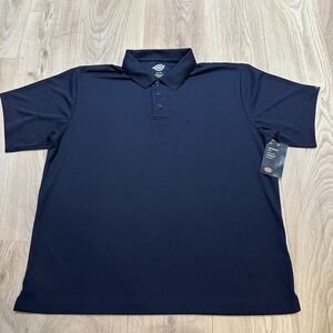NWT Dickies Men's XL Performance Polo‎ Short Sleeve Shirt Navy Blue WS247FIN2